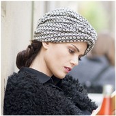Zimowy turban włoska damska czapka zimowa Angiolo Frasconi Włochy